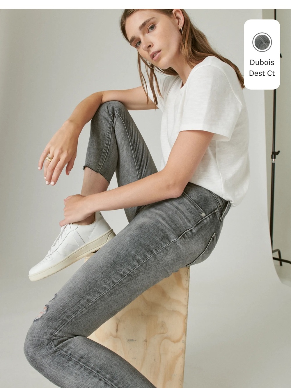 Lucky Brand Gray Skinny Ankle Jeans |28/6